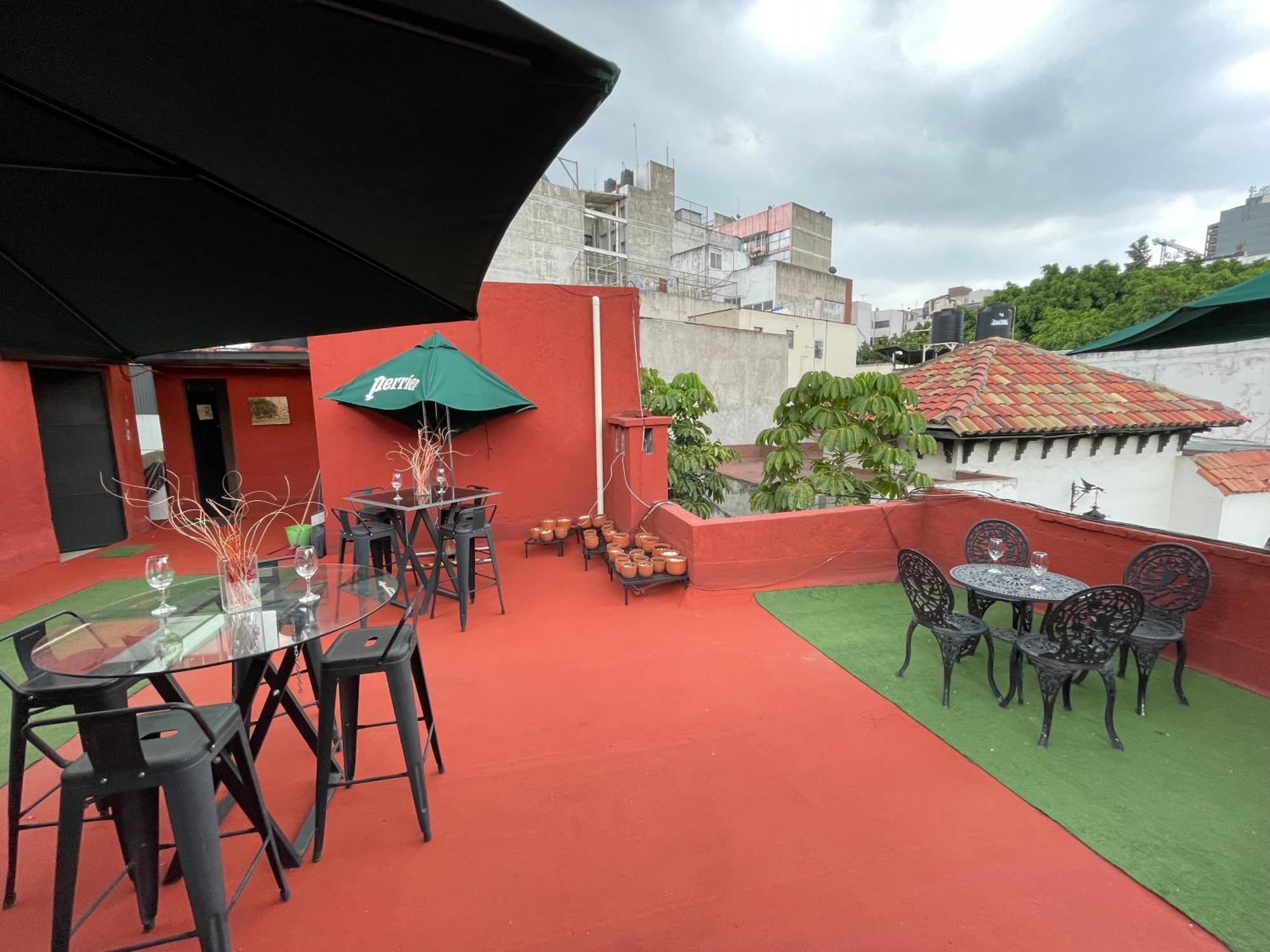 Hostal Roma Condesa Mexiko-Stadt Exterior foto